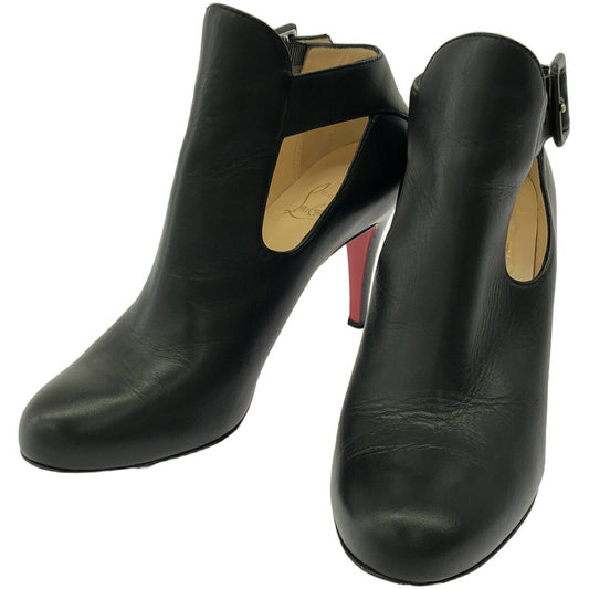 Christian Louboutin Short Boots Bootie Shoes EU 36 US 6 Black Authentic