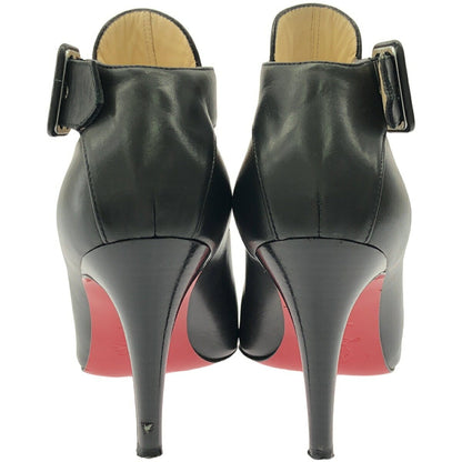 Christian Louboutin Short Boots Bootie Shoes EU 36 US 6 Black Authentic