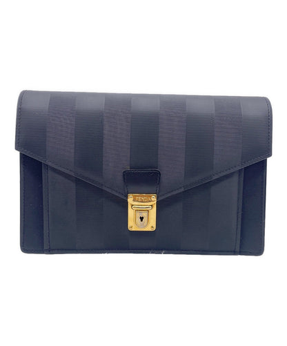FENDI Clutch Bag Second Bag Black Authentic
