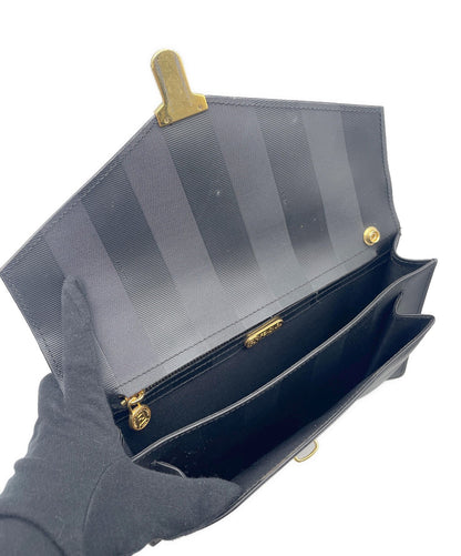 FENDI Clutch Bag Second Bag Black Authentic