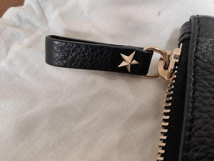 Red Valentino Clutch Bag Second Bag Leather Black Authentic