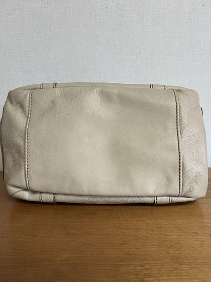 BURBERRY BLUE LABEL Hand Bag Tote Purse 2way Nova Check Leather Beige Authentic
