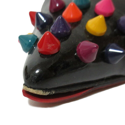 Christian Louboutin Shoes Pumps Heel EU 37 US 7 Leather Black Authentic