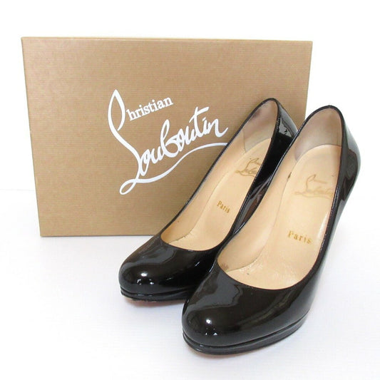 Christian Louboutin Shoes Pumps Heel EU 36 US 6 Black Authentic
