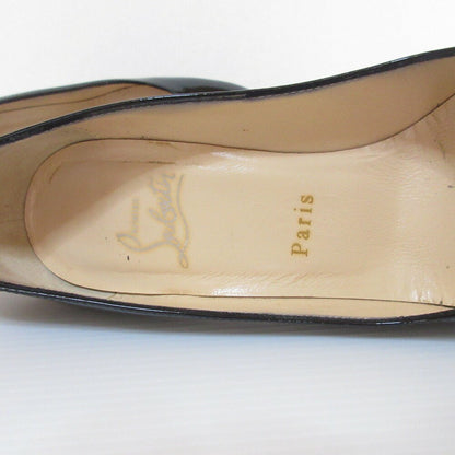 Christian Louboutin Shoes Pumps Heel EU 36 US 6 Black Authentic