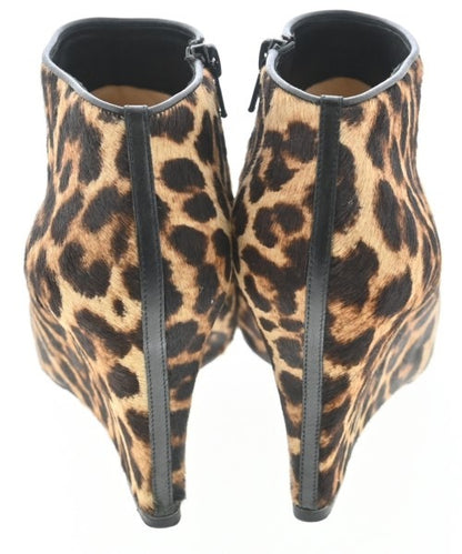 Christian Louboutin Bootie Boots Shoes EU 39 US 9 Beige Brown Authentic