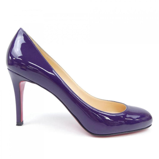 Christian Louboutin Shoes Pumps Heel EU 37.5 US 7.5 Purple Authentic