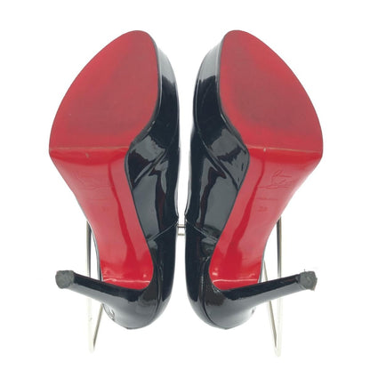 Christian Louboutin Shoes Pumps Heel EU 38 US 8 Black Authentic