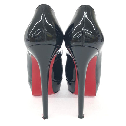 Christian Louboutin Shoes Pumps Heel EU 38 US 8 Black Authentic