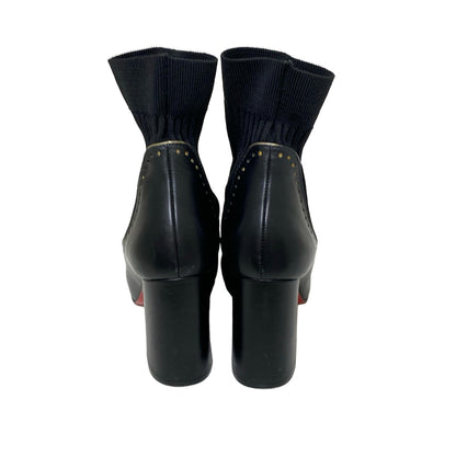Christian Louboutin Short Boots Shoes EU 36 US 6 Black Authentic