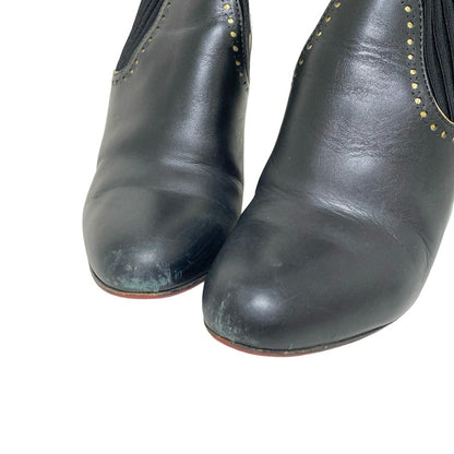 Christian Louboutin Short Boots Shoes EU 36 US 6 Black Authentic