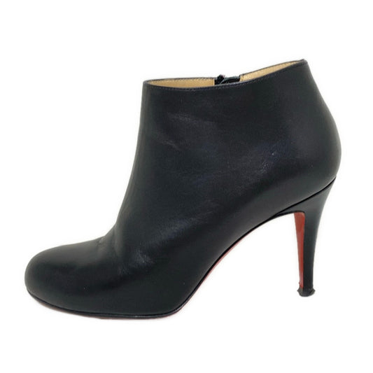Christian Louboutin Boots Bootie Shoes EU 36 US 6 Leather Black Authentic