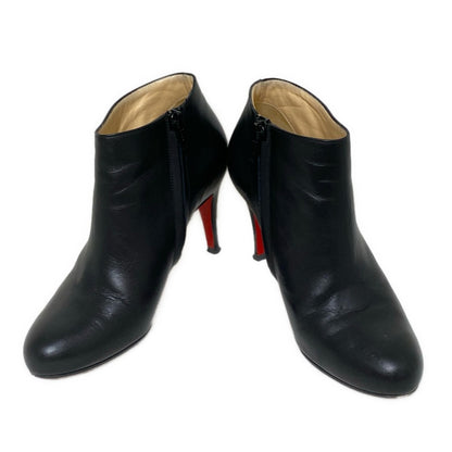 Christian Louboutin Boots Bootie Shoes EU 36 US 6 Leather Black Authentic