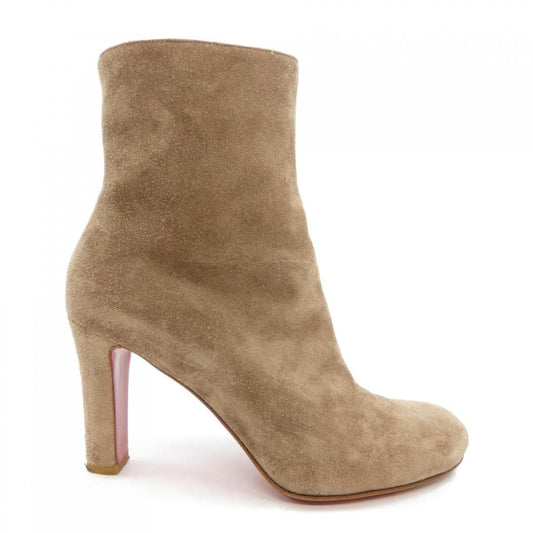 Christian Louboutin Boots Shoes EU 37.5 US 7.5 Brown Authentic