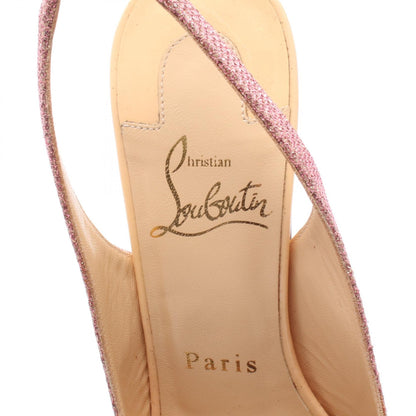 Christian Louboutin Shoes Pumps Heel EU 36 US 6 Leather Pink Authentic