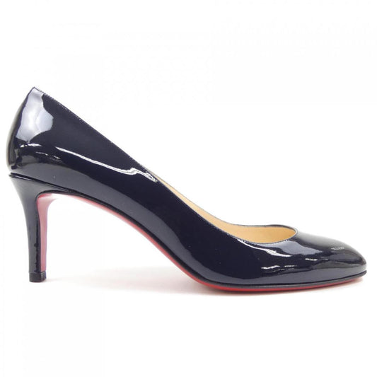 Christian Louboutin Shoes Pumps Heel EU 38 US 8 Navy Authentic