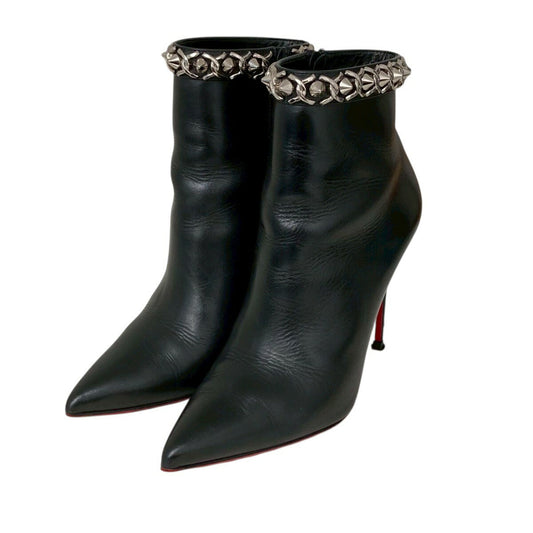 Christian Louboutin Boots Shoes EU 36.5 US 6.5 Black Authentic