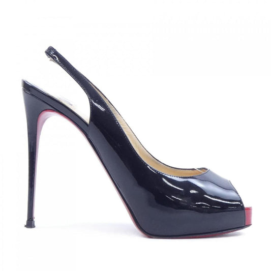 Christian Louboutin Shoes Pumps Heel EU 38.5 US 8.5 Black Authentic