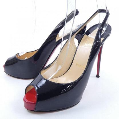 Christian Louboutin Shoes Pumps Heel EU 38.5 US 8.5 Black Authentic