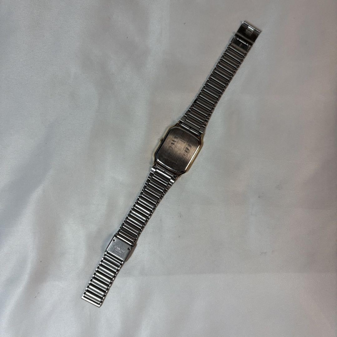 Christian Dior Quartz Watch Wristwatch CD Gold Silver Women's Authentic