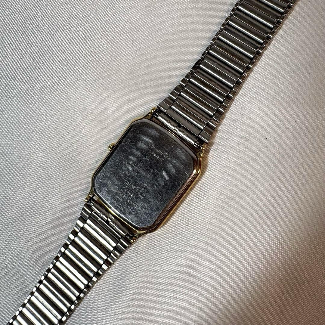 Christian Dior Quartz Watch Wristwatch CD Gold Silver Women's Authentic