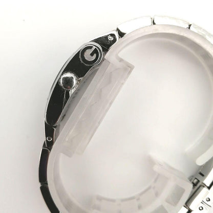 GUCCI 8600L Watch Wristwatch GG Pink Silver Women's Authentic