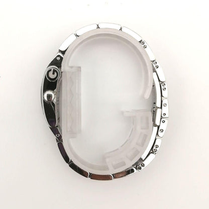 GUCCI 8600L Watch Wristwatch GG Pink Silver Women's Authentic