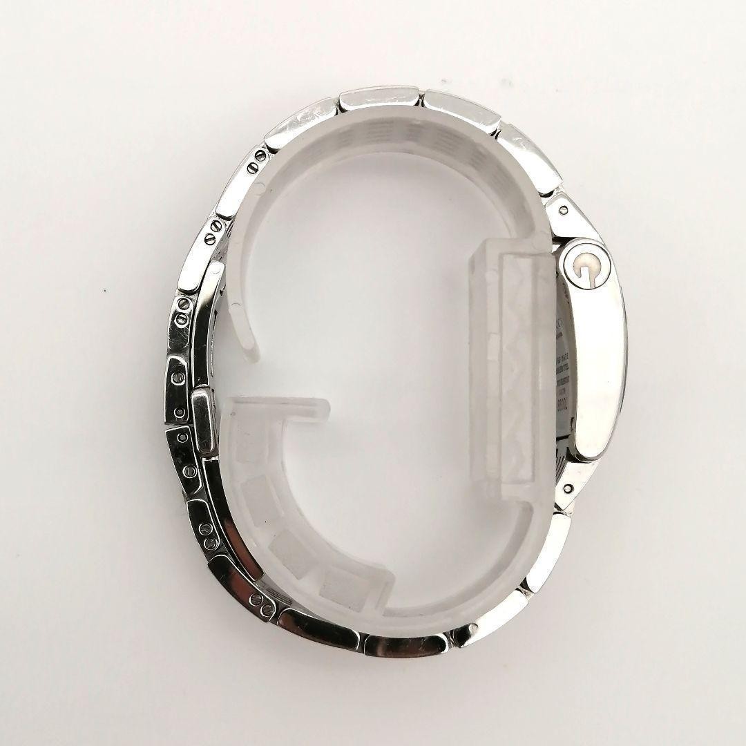 GUCCI 8600L Watch Wristwatch GG Pink Silver Women's Authentic