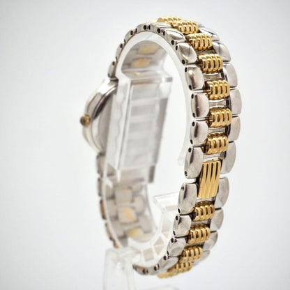 Christian Dior Quartz Watch Wristwatch Logo Gold Silver Women's Authentic