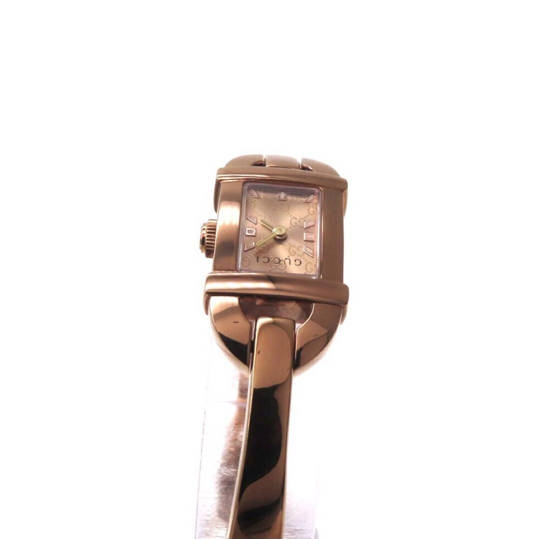 GUCCI 6800L Quartz Watch Wristwatch Pink Gold Women's Authentic