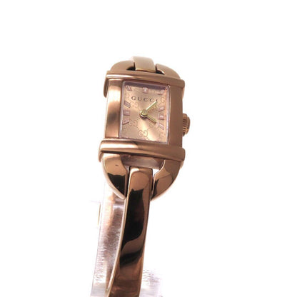 GUCCI 6800L Quartz Watch Wristwatch Pink Gold Women's Authentic