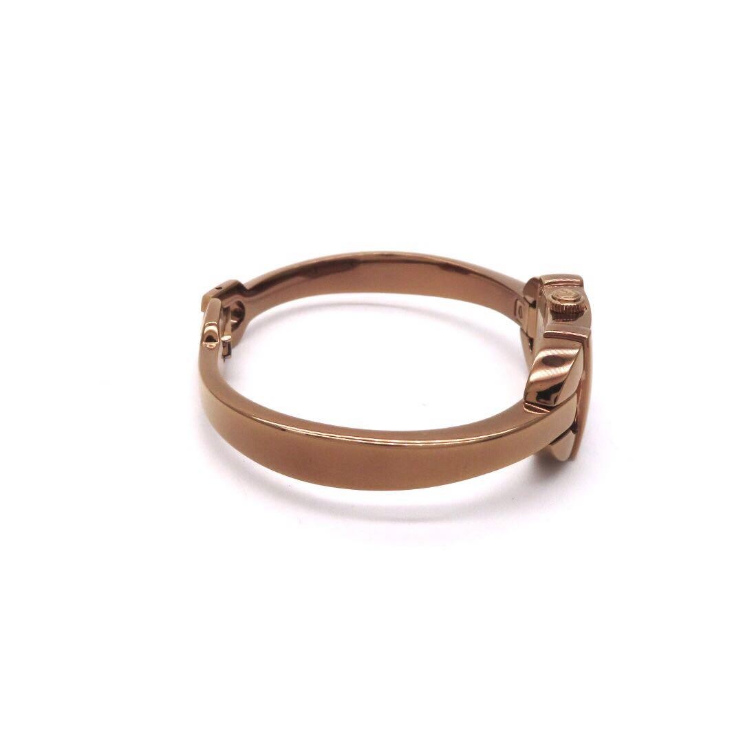 GUCCI 6800L Quartz Watch Wristwatch Pink Gold Women's Authentic