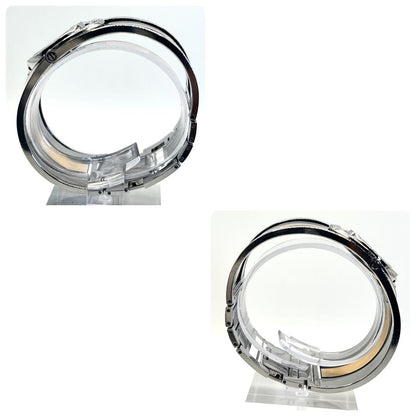 GUCCI Quartz Watch Wristwatch Black Silver Women's Authentic