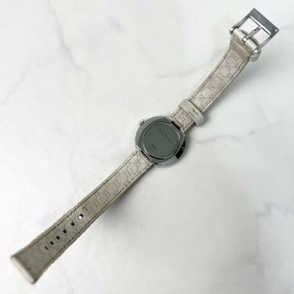 GUCCI 129.5 Quartz Watch Wristwatch Sherry Line Silver Women's Authentic