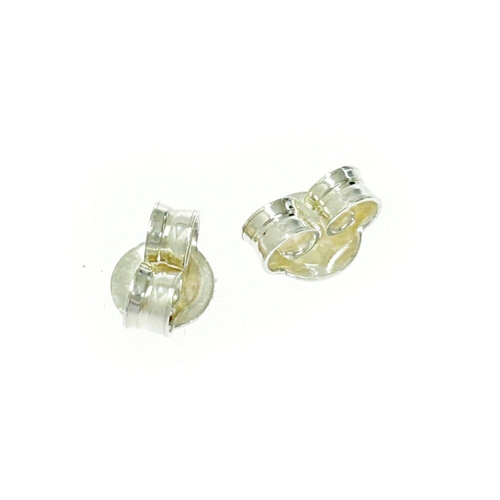 GUCCI Earrings G Logo Black Silver 925 Women Accessory Authentic