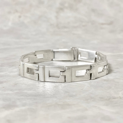 GUCCI Bracelet Bangle G Silver 925 Women Accessory Authentic