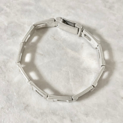 GUCCI Bracelet Bangle G Silver 925 Women Accessory Authentic