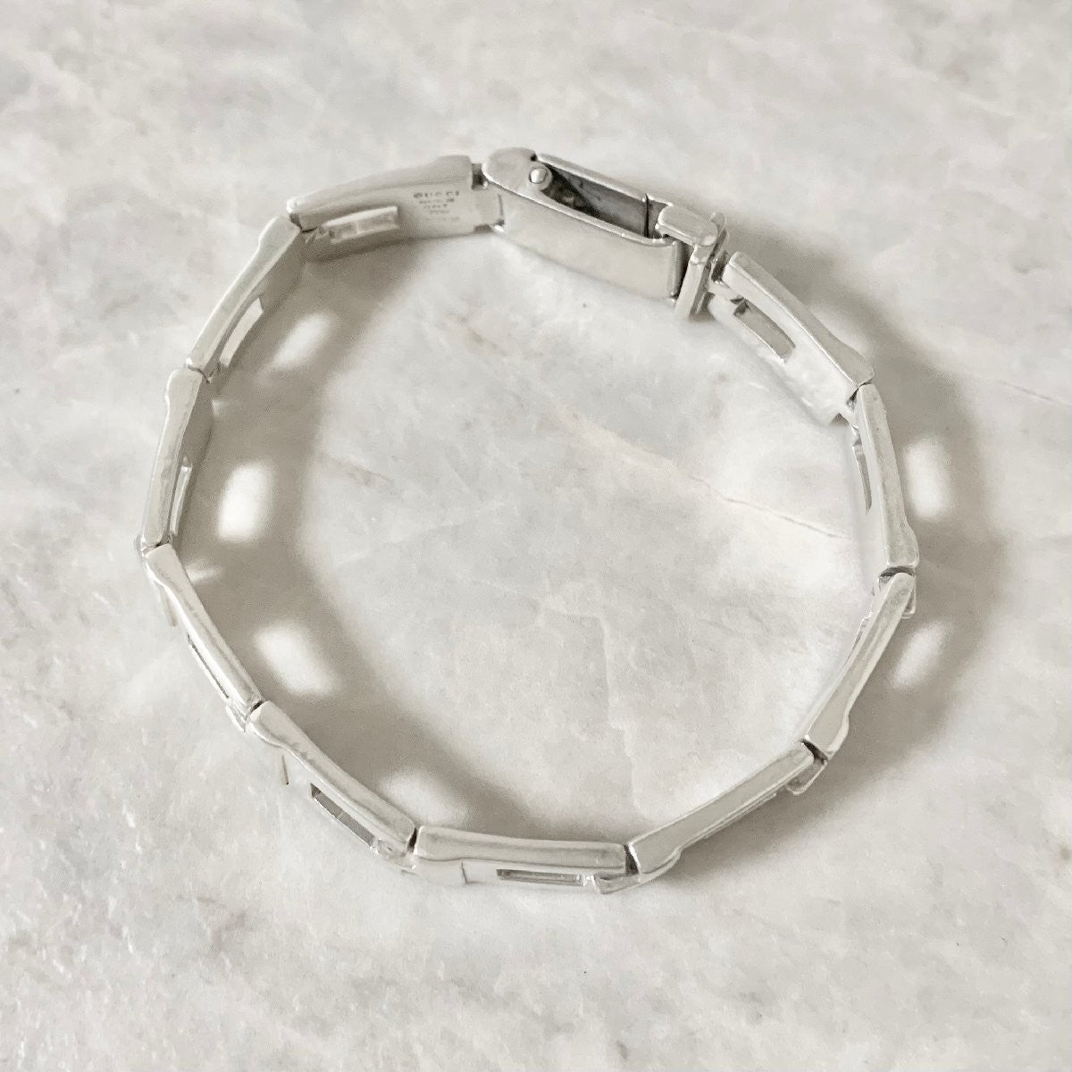 GUCCI Bracelet Bangle G Silver 925 Women Accessory Authentic