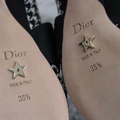 Christian Dior Shoes Pumps Heel Roger Vivier EU 35.5 US 5.5 Black White Auth