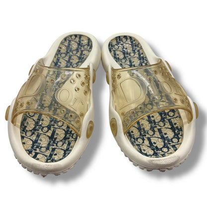 Christian Dior Sandals Shoes Trotter EU 38 US 8 Authentic