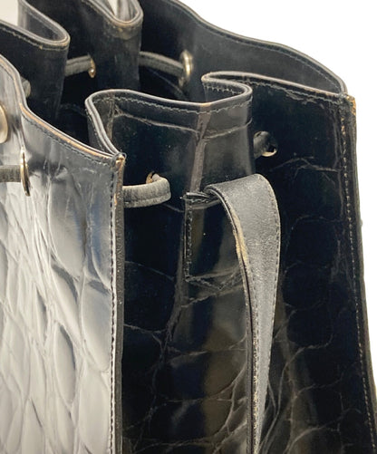 VERSACE Shoulder Bag Purse Black Authentic