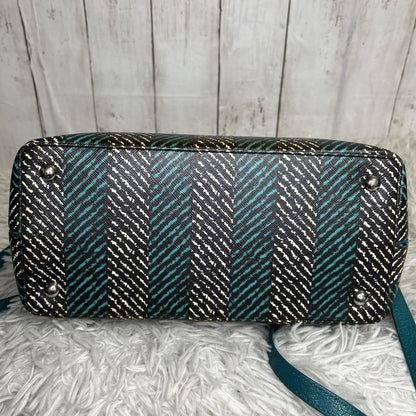 FENDI Shoulder Bag Purse 2Jours Green Blue Authentic