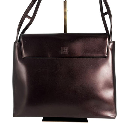 GIVENCHY Handbag Purse shoulder bag 4G logo leather wine red Unisex Authentic