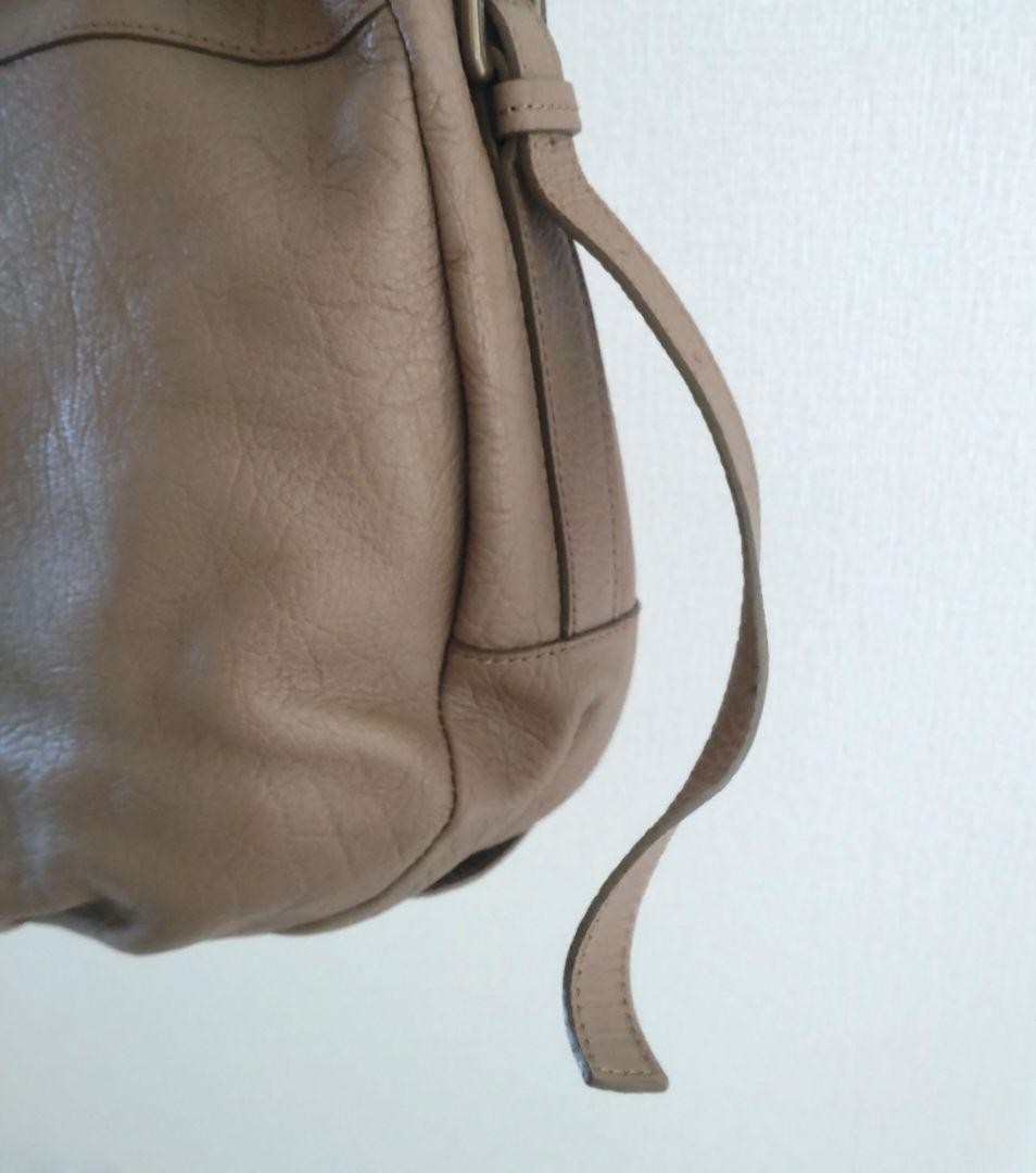 BURBERRY BLUE LABEL Shoulder Bag Purse Beige Authentic
