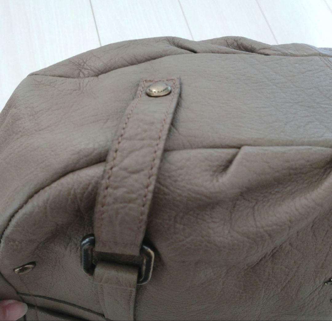 BURBERRY BLUE LABEL Shoulder Bag Purse Beige Authentic