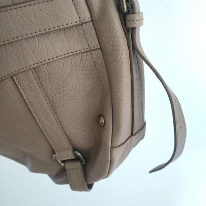 BURBERRY BLUE LABEL Shoulder Bag Purse Beige Authentic