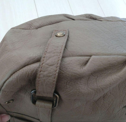 BURBERRY BLUE LABEL Shoulder Bag Purse Beige Authentic