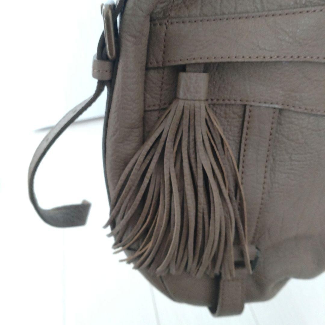 BURBERRY BLUE LABEL Shoulder Bag Purse Beige Authentic