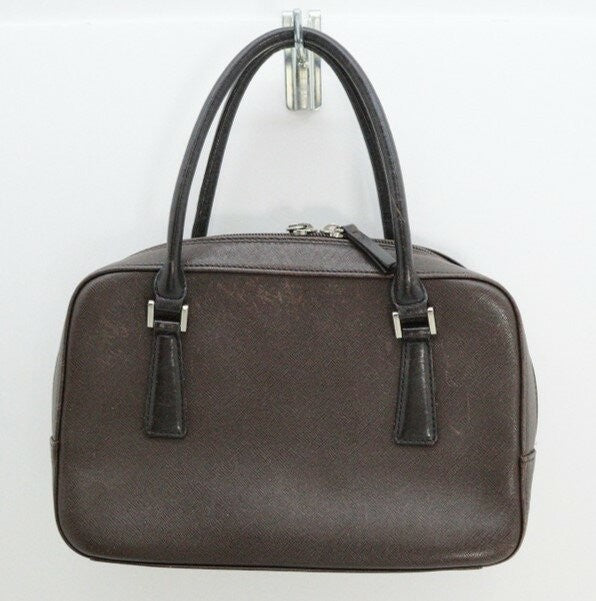 BURBERRY Bag Nova Check Logo Plate Hand Tote Purse