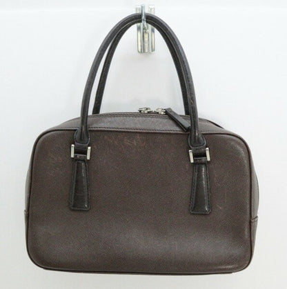 BURBERRY Bag Nova Check Logo Plate Hand Tote Purse